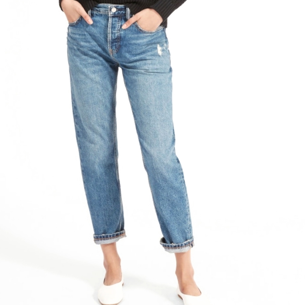Everlane Relaxed Boyfriend Button Fly Jeans